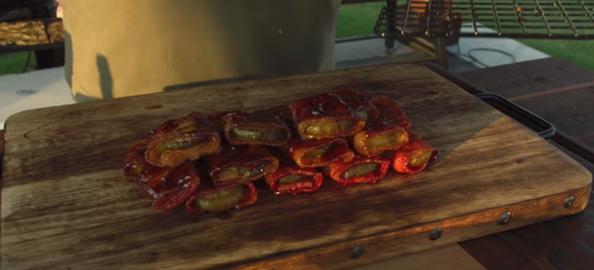 The FAMOUS Spicy Bacon Wrapped Pickles