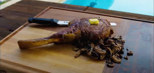 Tomahawk Steak Reverse Seared