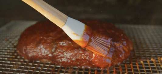 Smoked Meat Loaf with BBQ Glaze