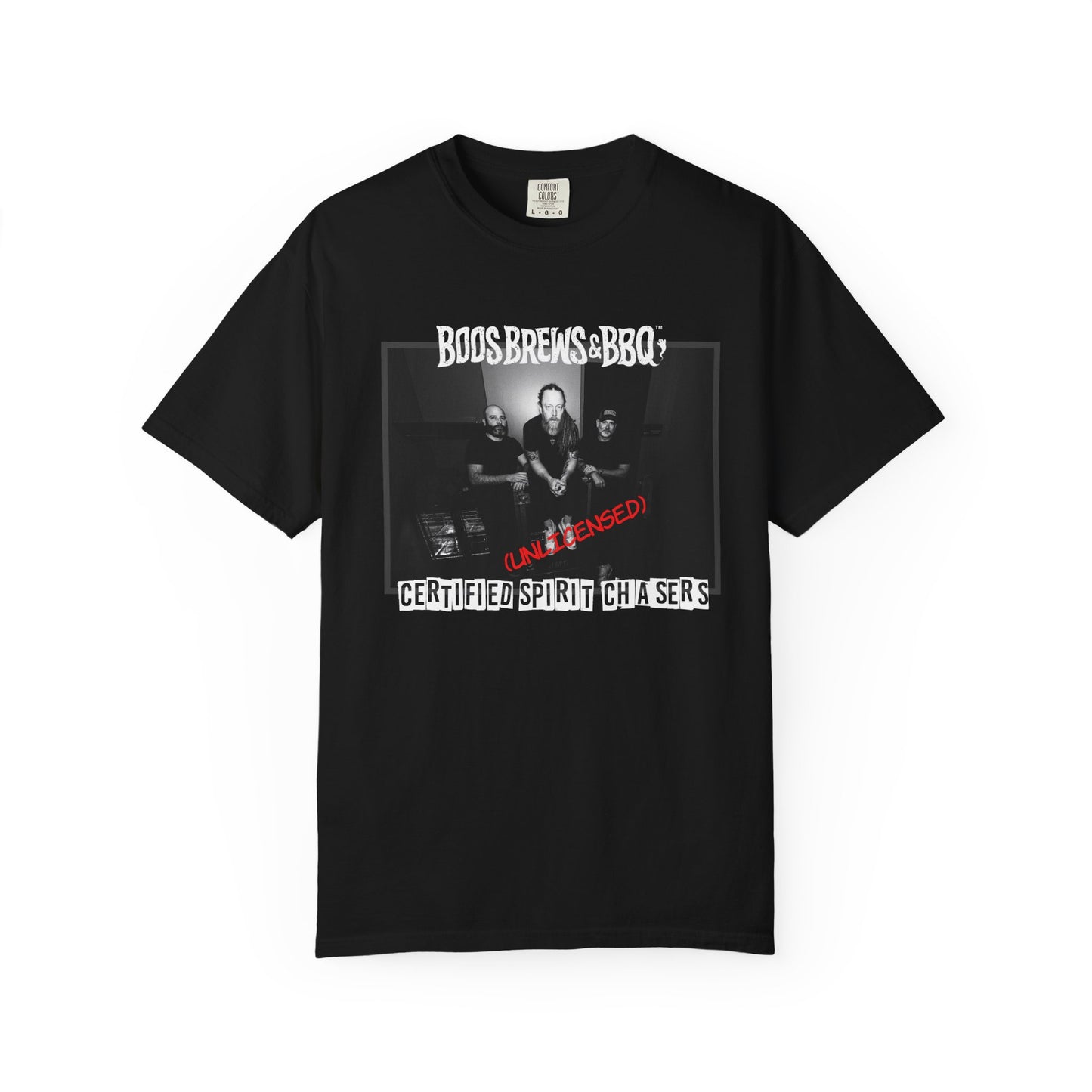 Boos Brews & BBQ "Certified Spirit Chasers" Tee