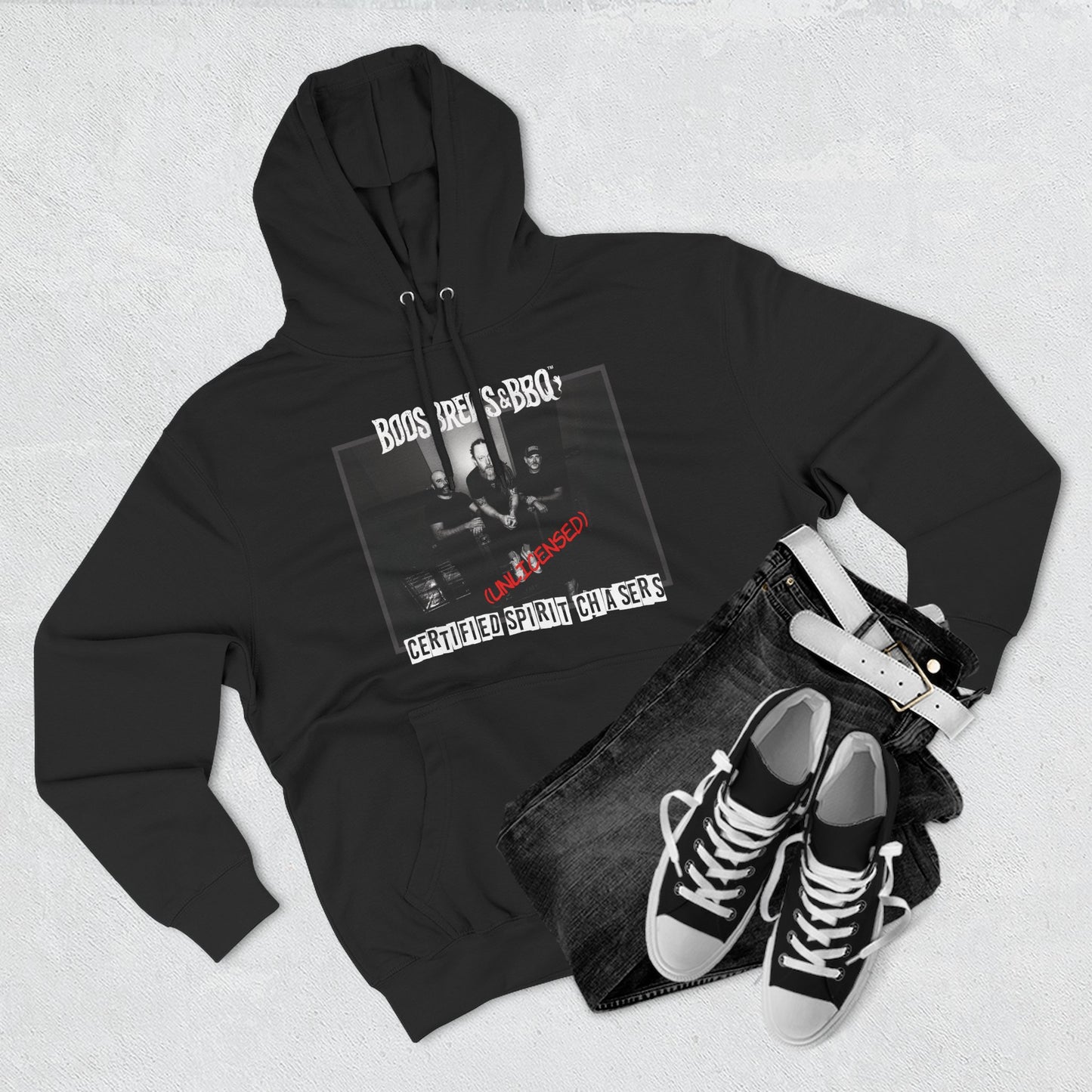 Boos Brews & BBQ "Certified Spirit Chasers" Hoodie