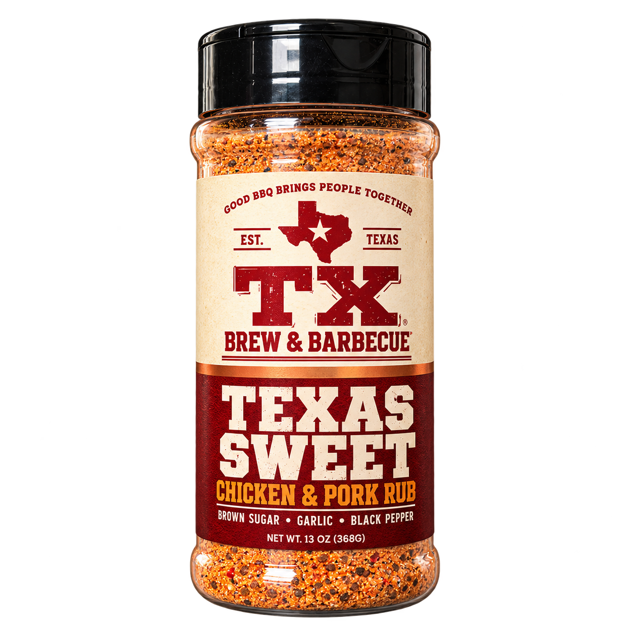 Texas Sweet — Chicken & Pork Rub bottle