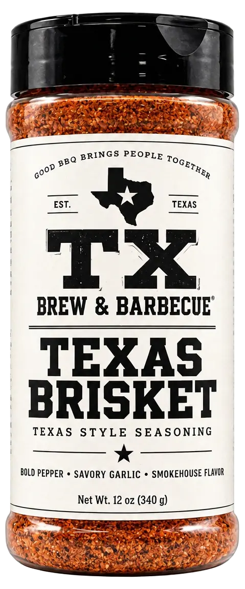 Texas Brisket rub bottle