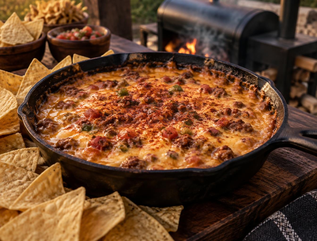 Smoked Queso with Texas Bite
