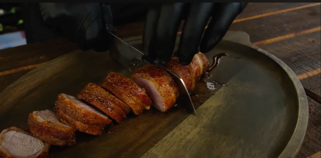 Smoked Bacon Pork Tenderloin
