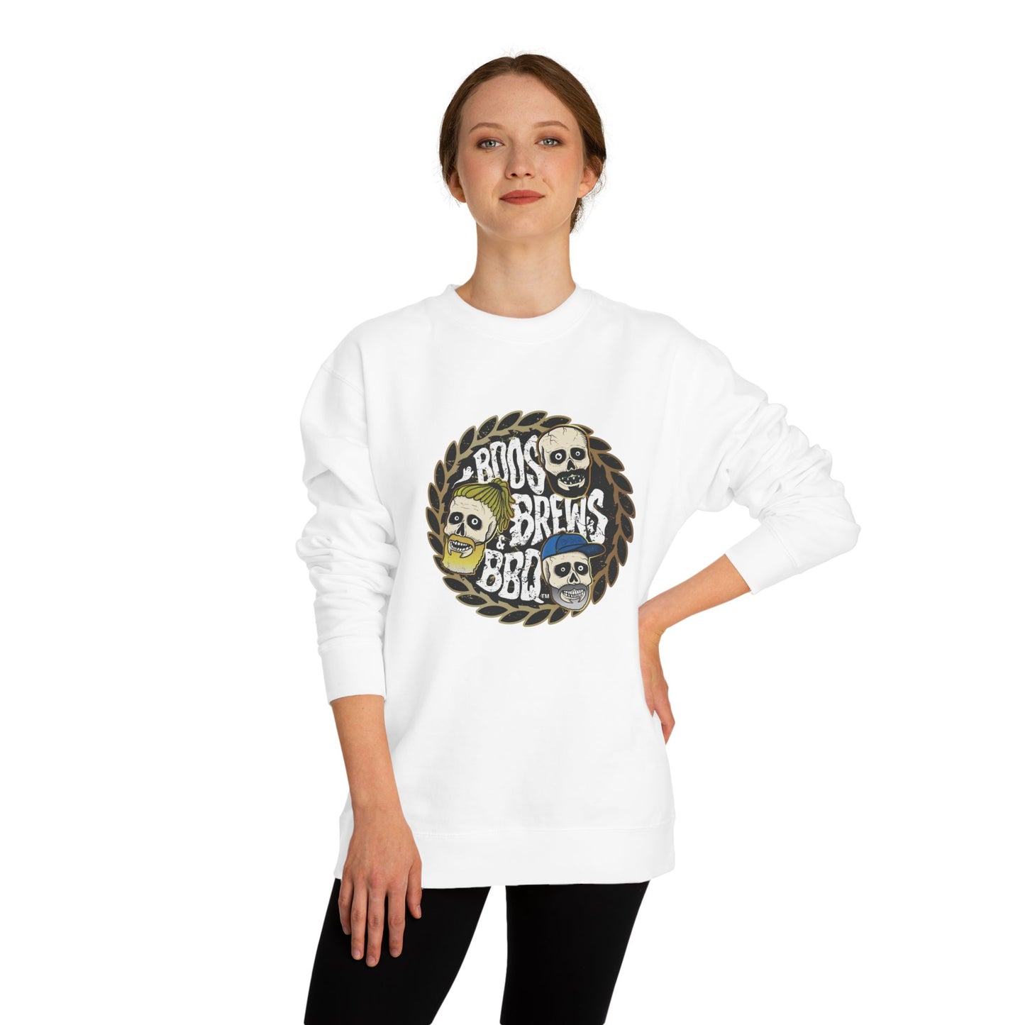 Boos Brews & BBQ Unisex Crew Neck Sweatshirt