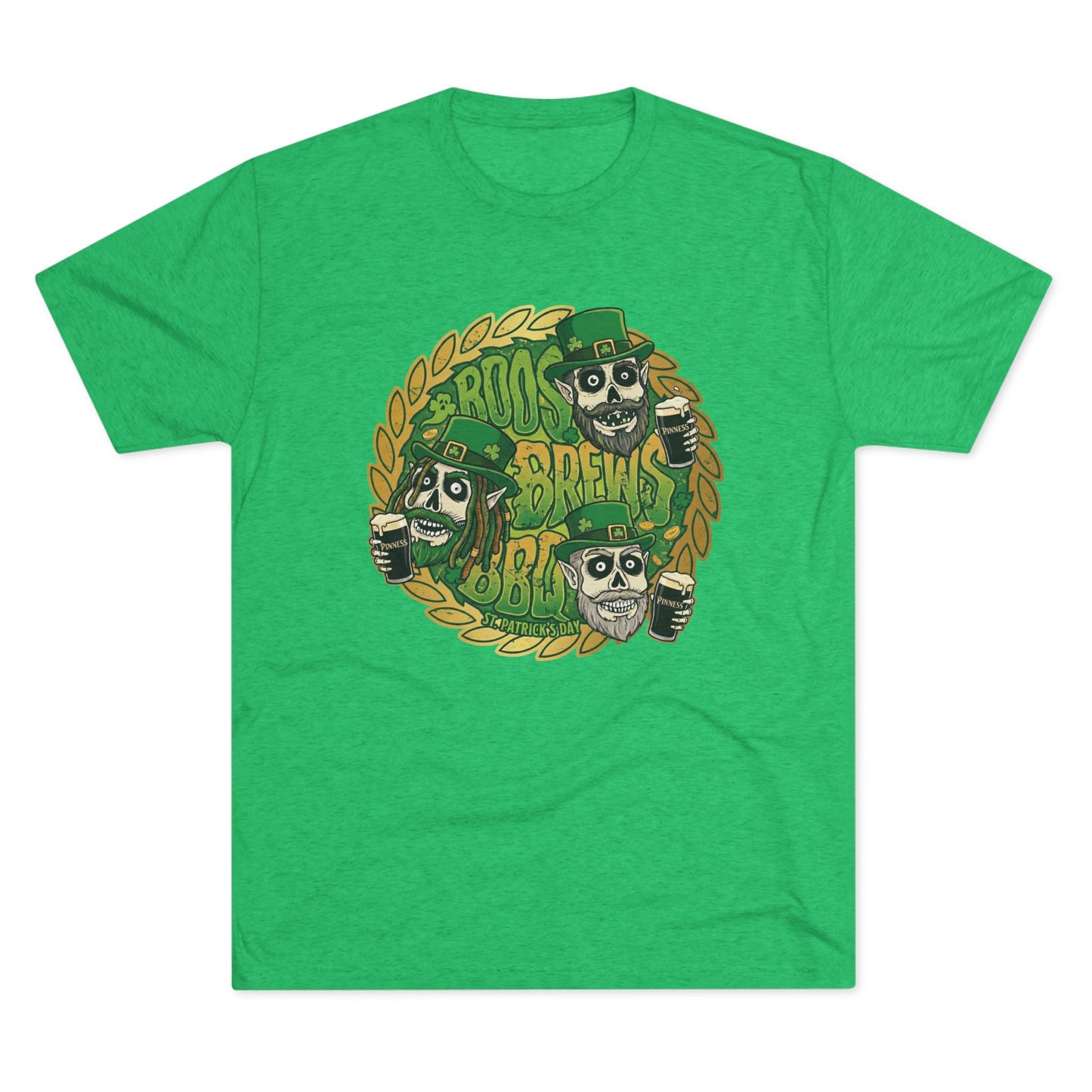 St Pattys Day Pints Unisex Tri-Blend Crew Tee