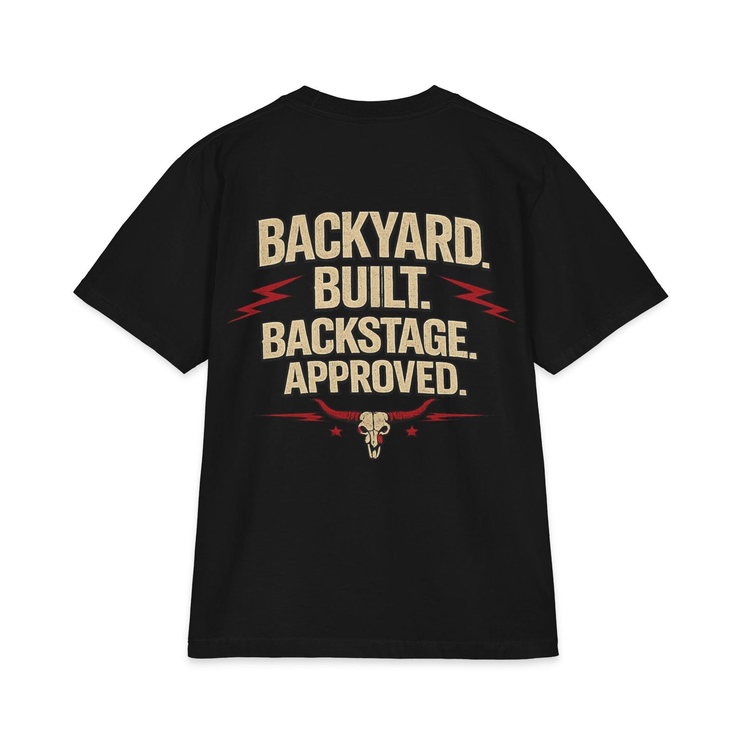 Backstage BBQ Pit Crew Heavyweight Oversized Short Sleeve Tee