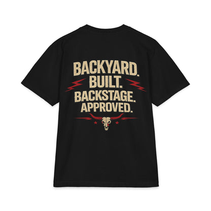 Backstage BBQ Pit Crew Heavyweight Oversized Short Sleeve Tee