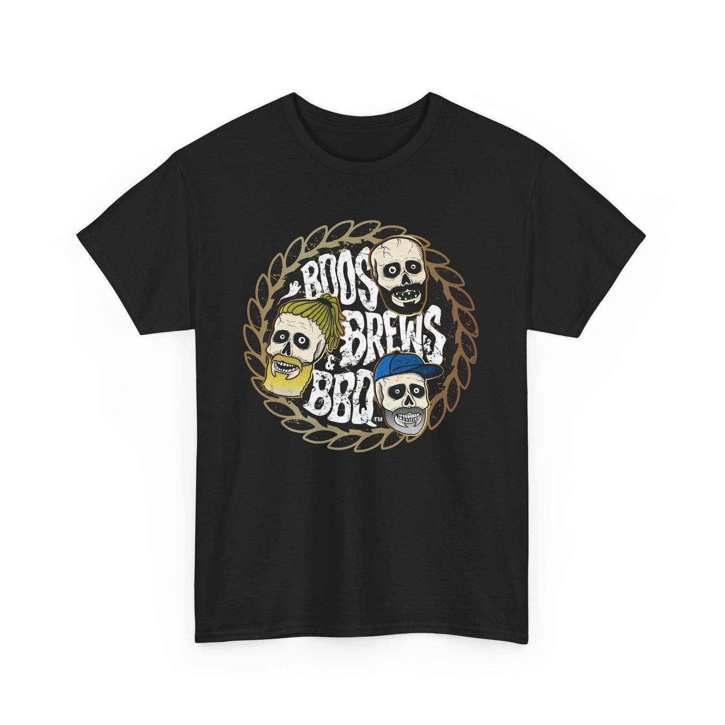 The Official Boo's Brews & BBQ Unisex Heavy Cotton Tee