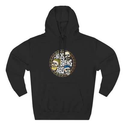 The Official Boo's Brews & BBQ Three-Panel Fleece Hoodie