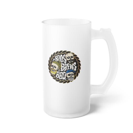 Boos, Brews & BBQ Haunted Frosted Beer Mug