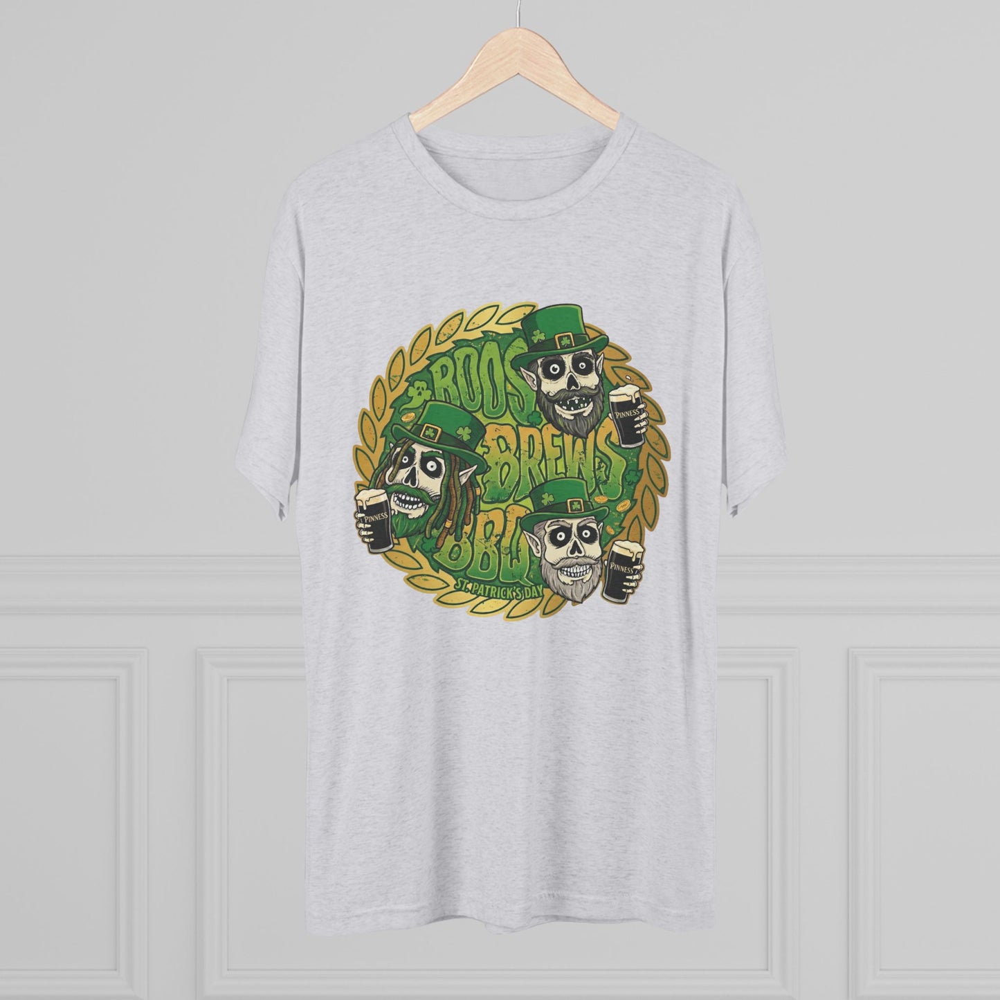 St Pattys Day Pints Unisex Tri-Blend Crew Tee