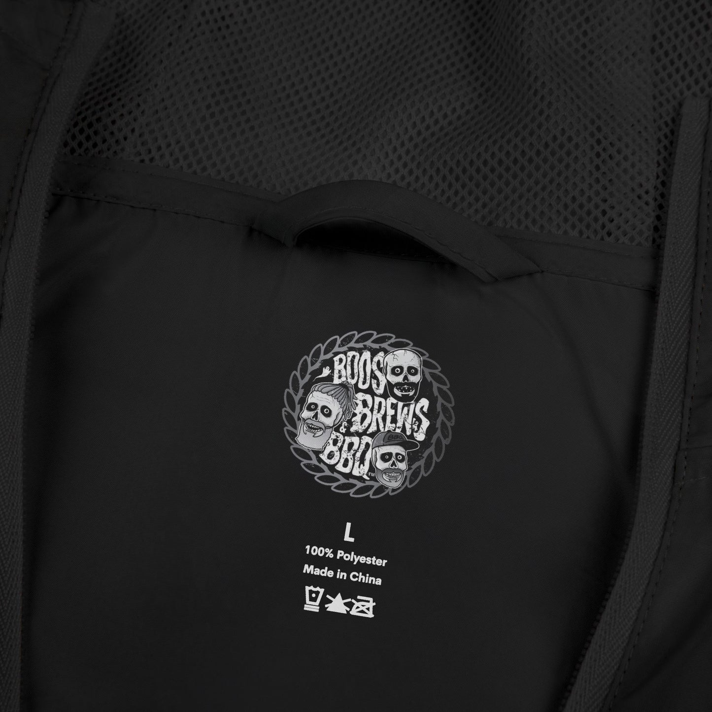 Boos, Brews & BBQ Full-Zip Windbreaker Jacket