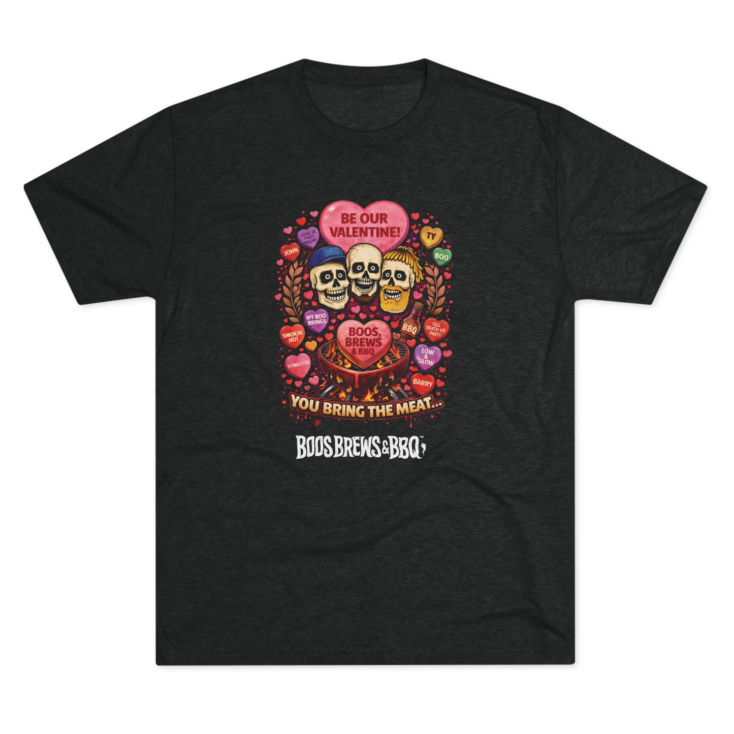 Love at First Fright Unisex Tri-Blend Crew Tee