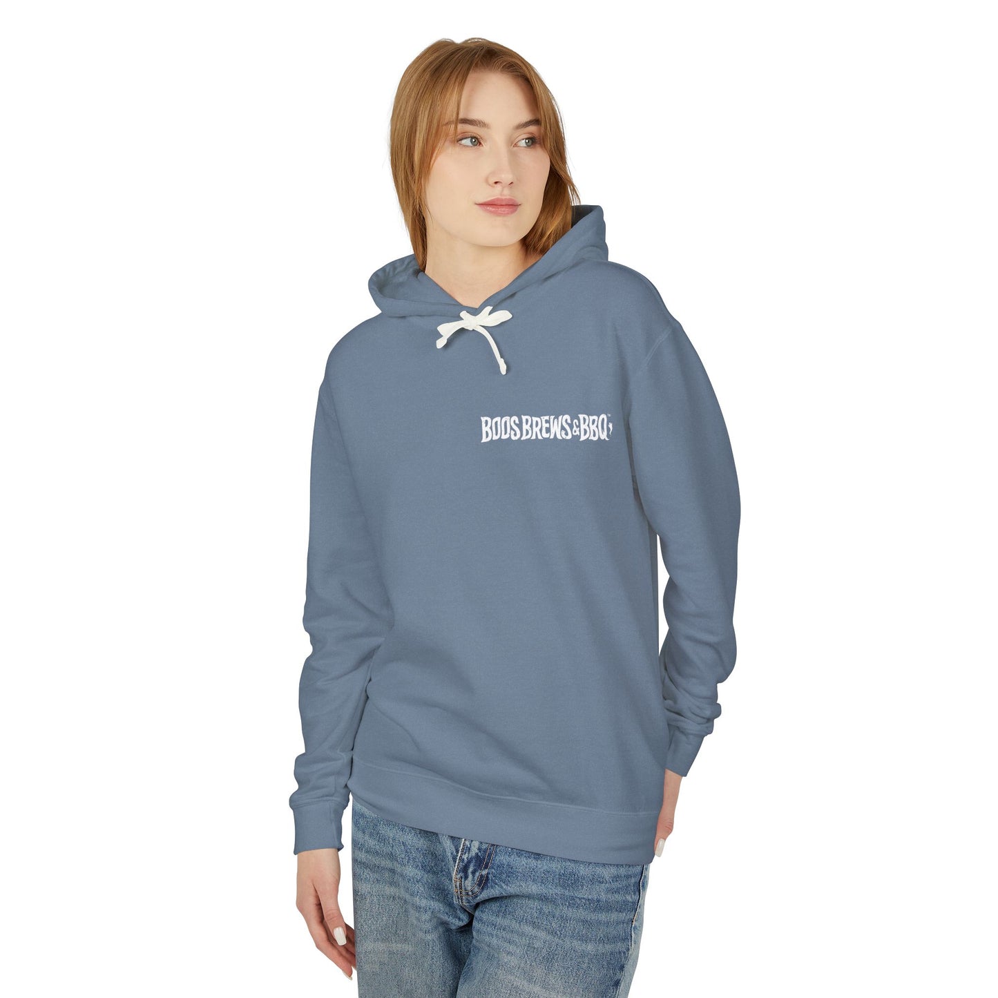 Boos Brews & BBQ Unisex Lightweight Hooded Sweatshirt