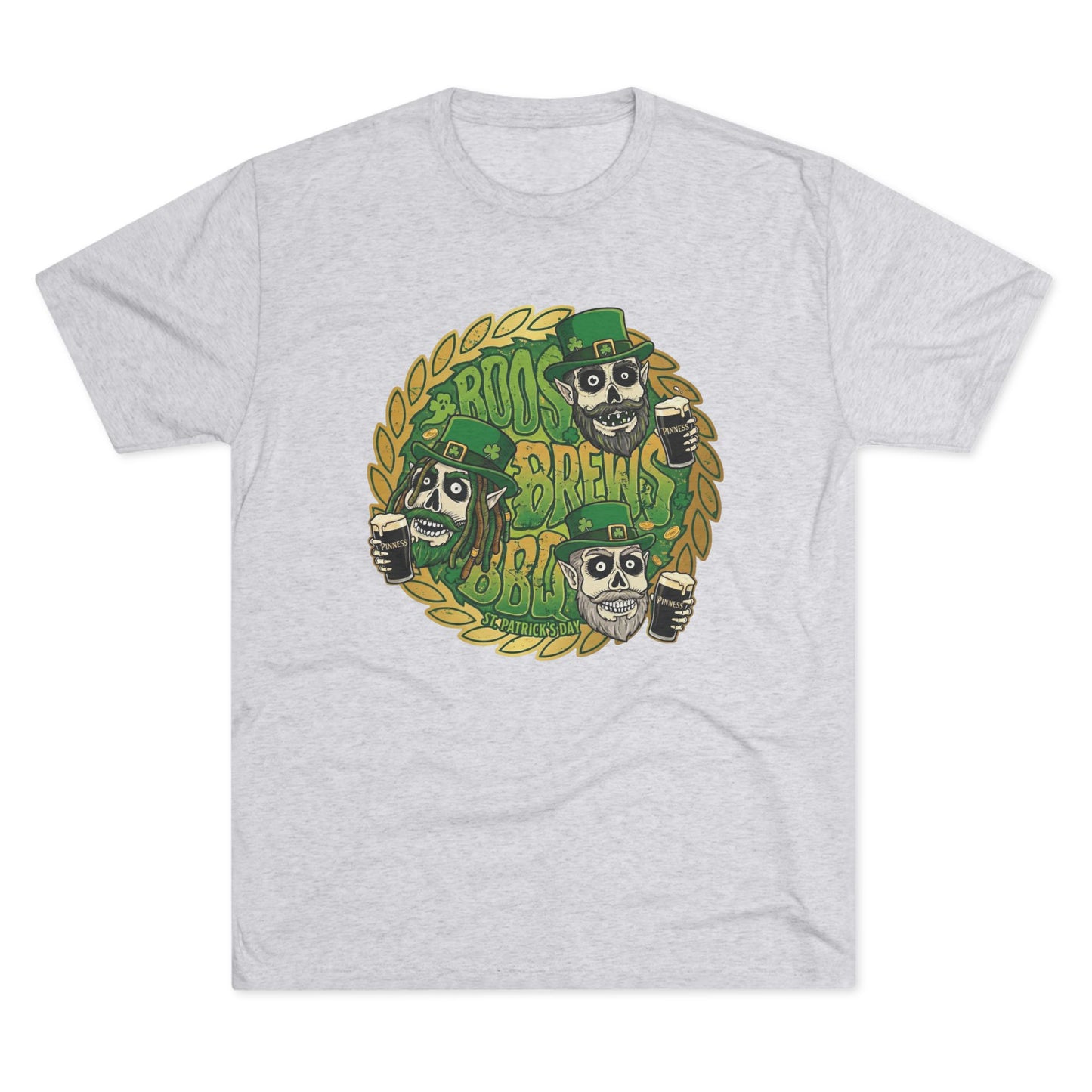 St Pattys Day Pints Unisex Tri-Blend Crew Tee