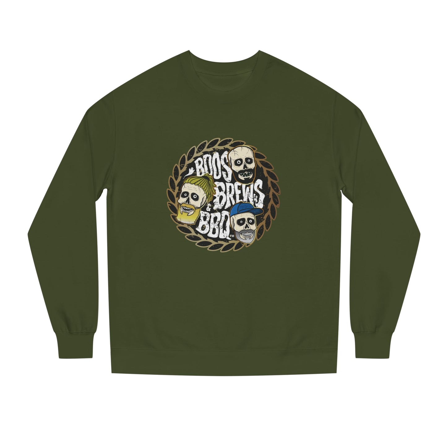 Boos Brews & BBQ Unisex Crew Neck Sweatshirt