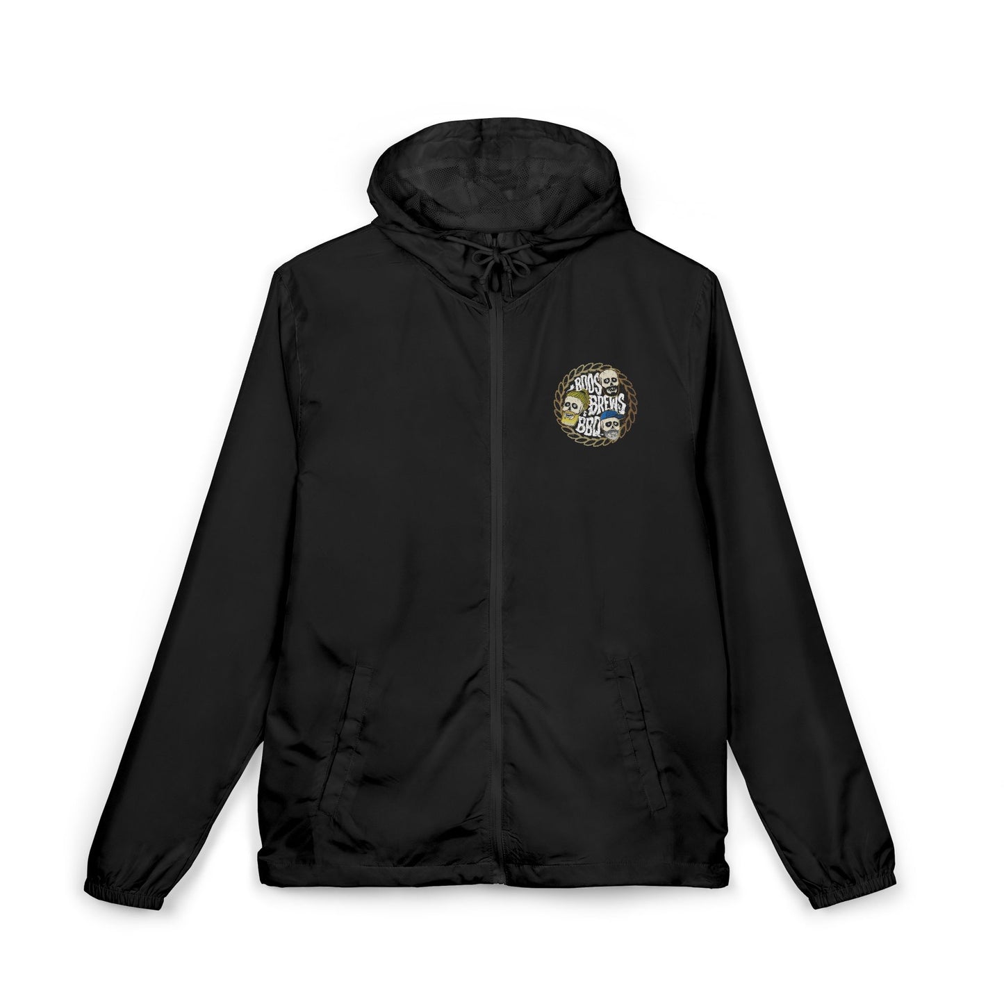Boos, Brews & BBQ Full-Zip Windbreaker Jacket