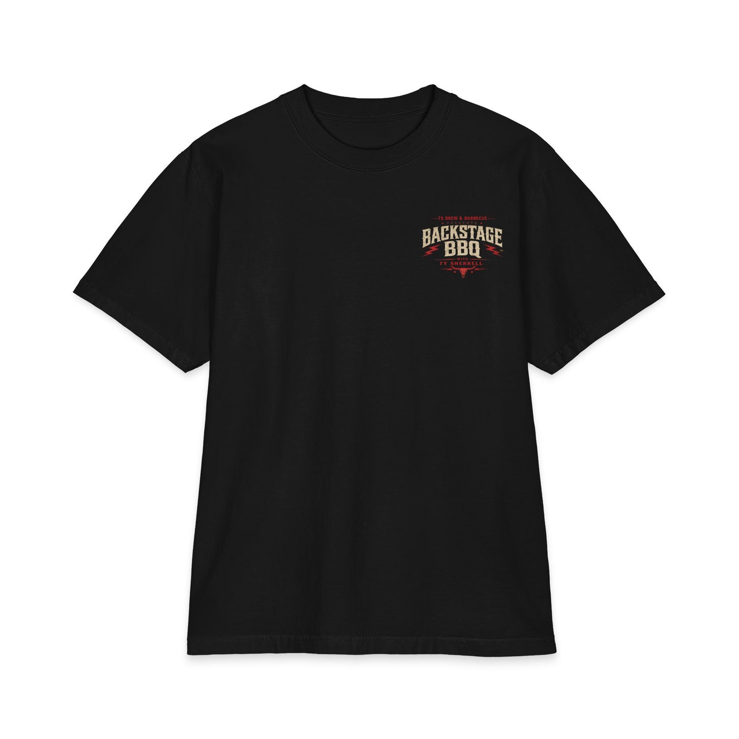 Backstage BBQ Pit Crew Heavyweight Oversized Short Sleeve Tee