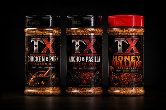 TX Brew & Barbecue Bundle | 3 Texas-Made Rubs